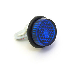 Licensce Plate Reflector Screw Blue