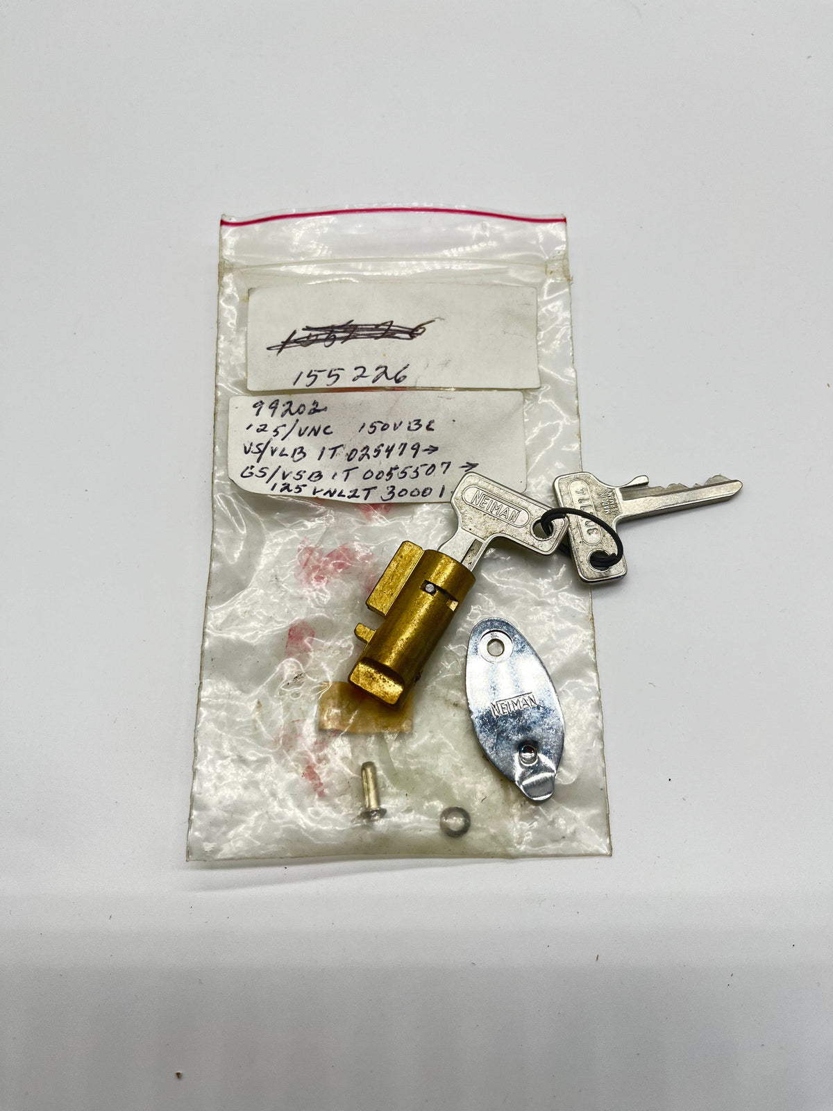 Steering Lock VSC with cover and rivet