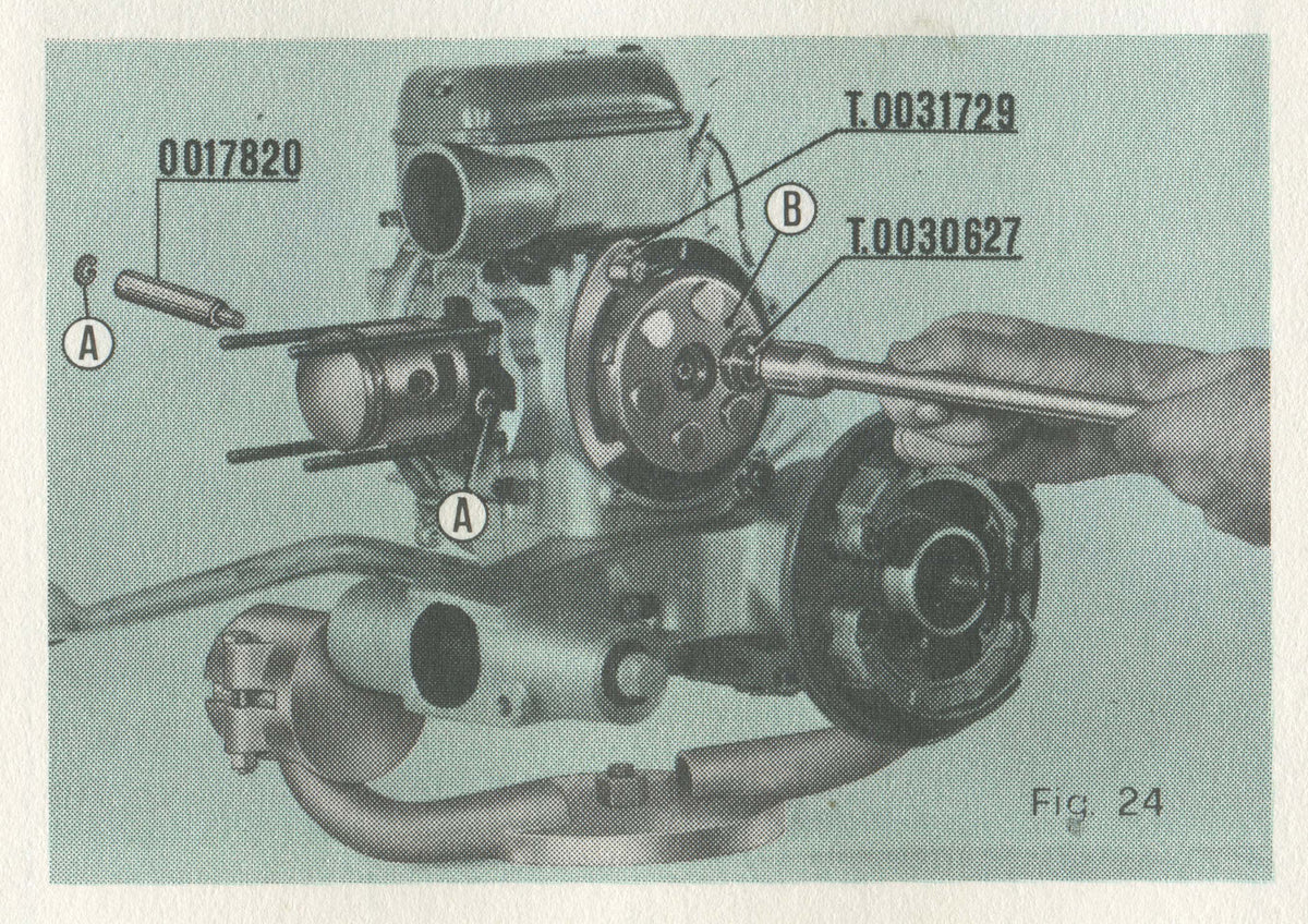 Tool, Clutch Nut Tool Vespa (for castle nut)