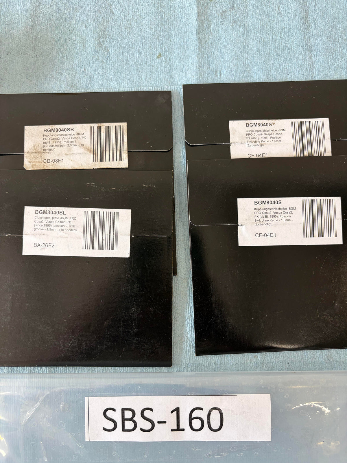 BGM Pro Cosa Steel Plate Set Look Up BGM numbers
