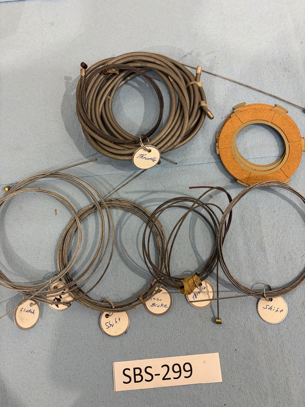 Inner Cable Assortment with New 6 Spring Clutch Plates