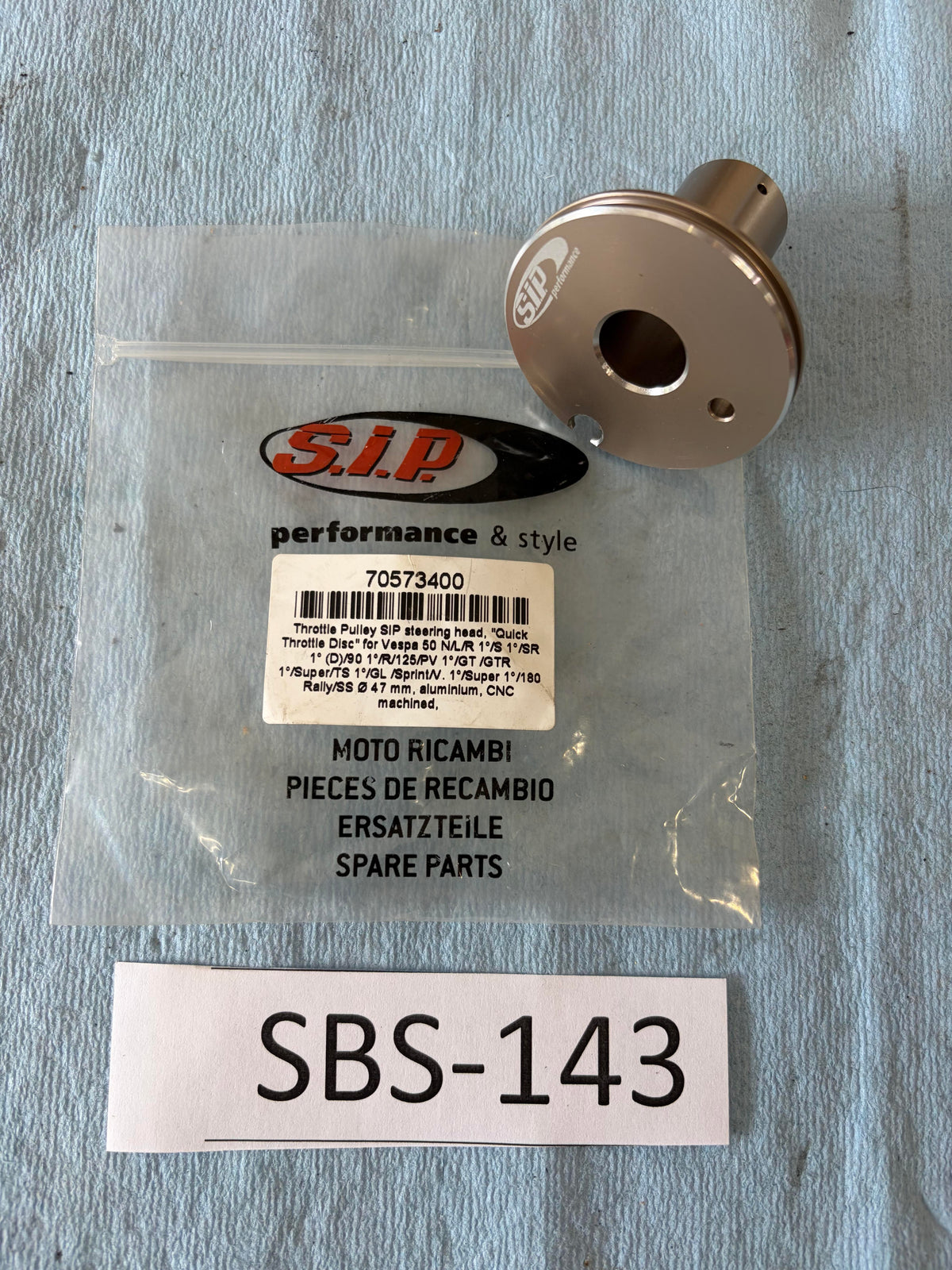 SIP Quick Throttle Pulley SIP Part Nr 70573400