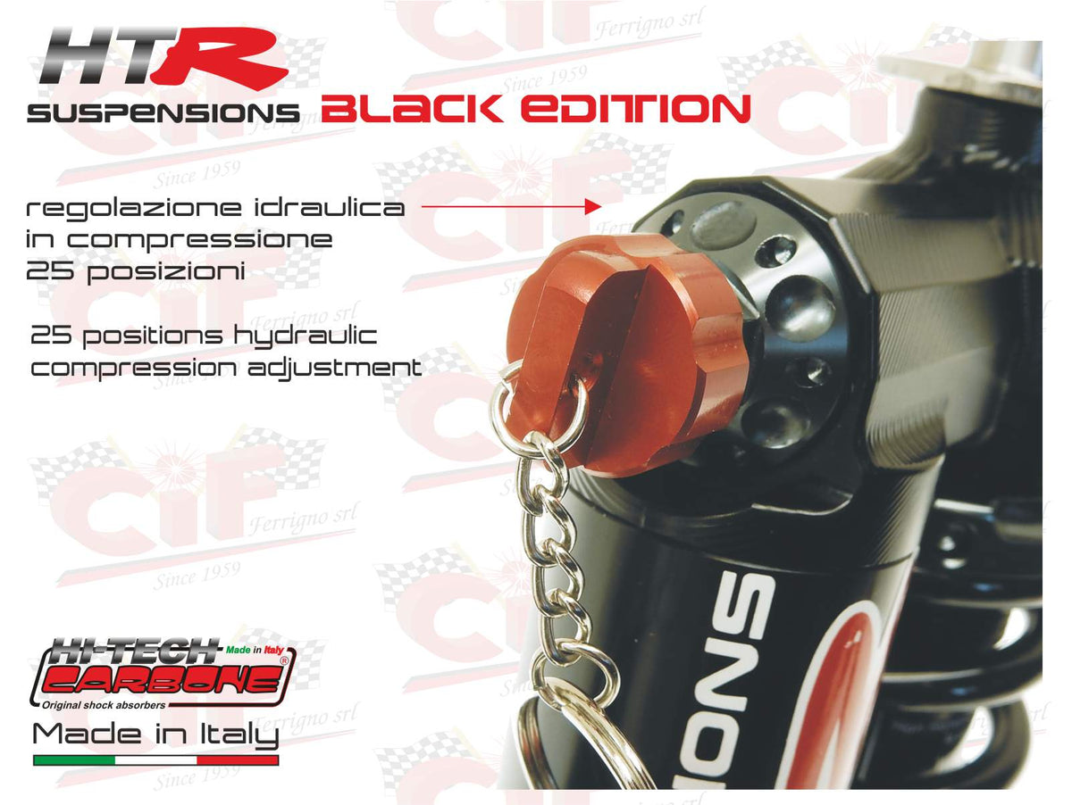 Carbone Perforamnce Front Shock with Gas Cannister for Vespa Small Frame