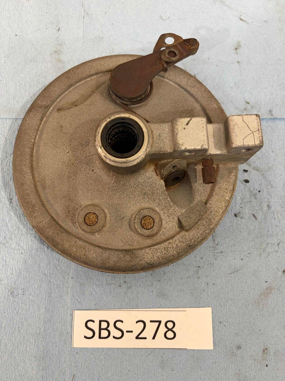 P Series 16mm Front Fork Backing Plate Assembly