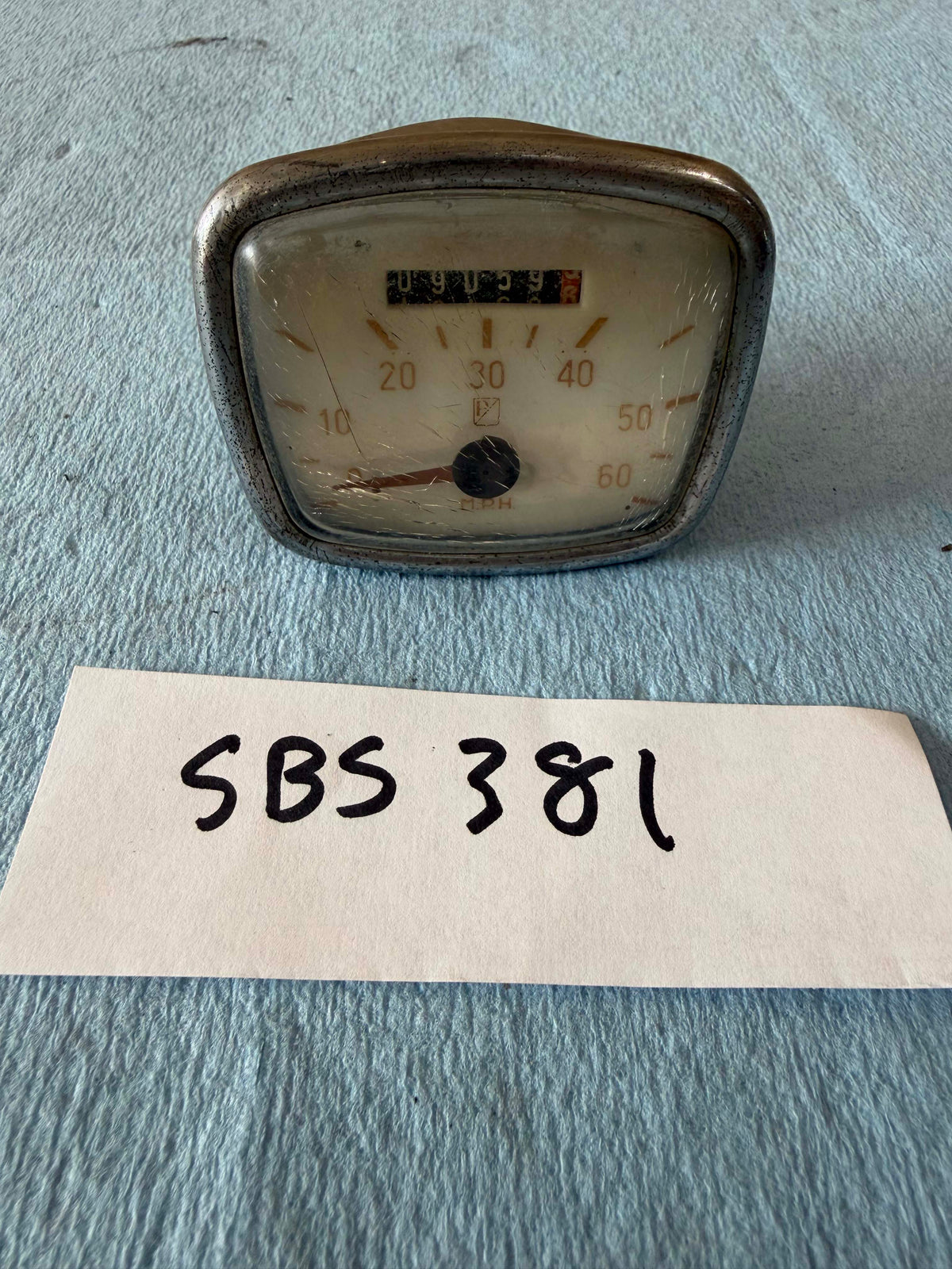Original Allstate Speedo - Needle Moves - When Spun -Stamped on Back
