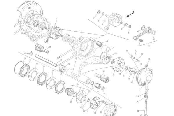 Engine, Woodruff Key, Clutch Side
