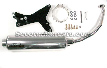 Exhaust, NHRC Performance Exhaust for Kymco 250 Aluminum