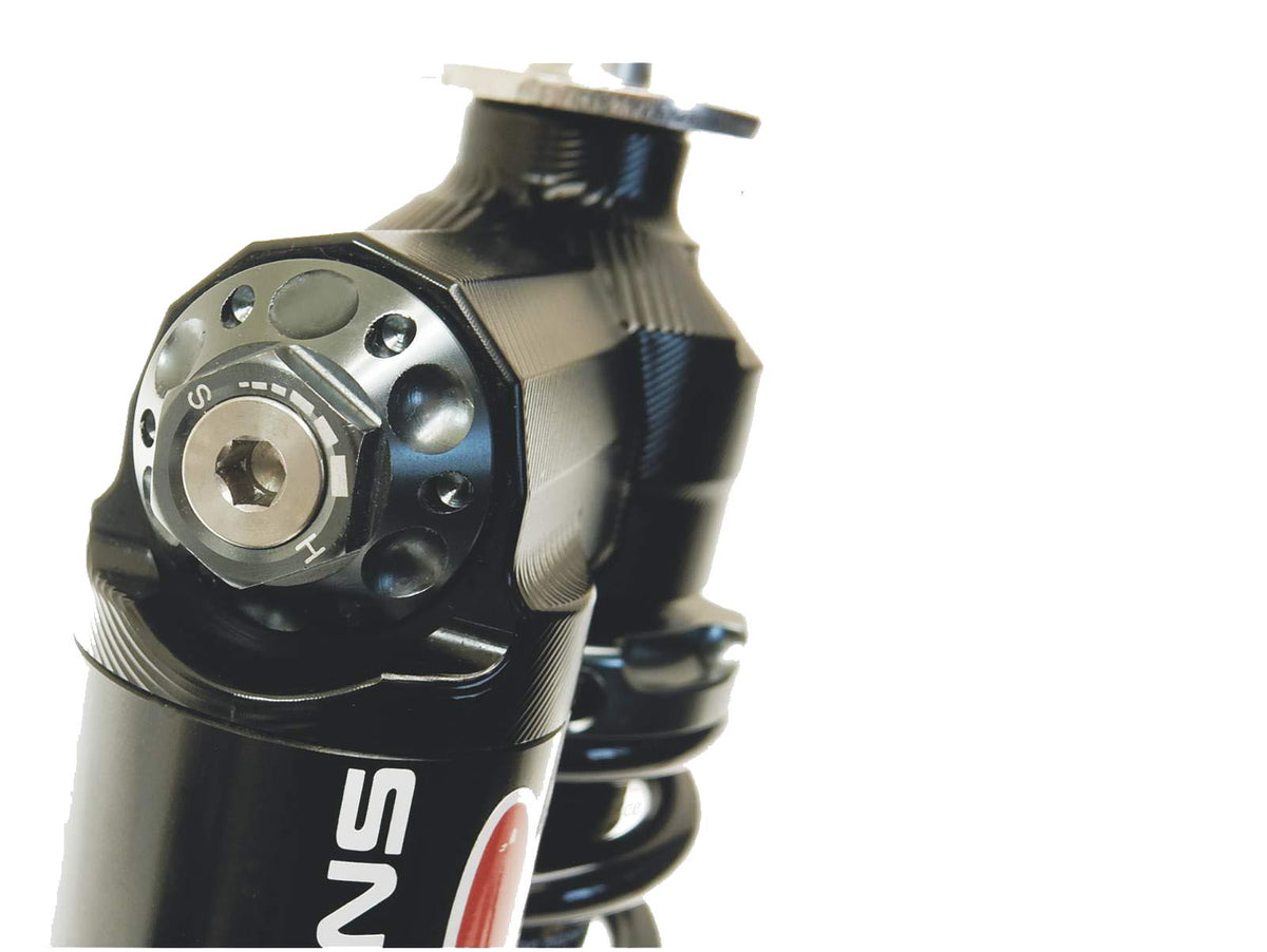 Carbone Perforamnce Front Shock with Gas Cannister for Vespa Small Frame
