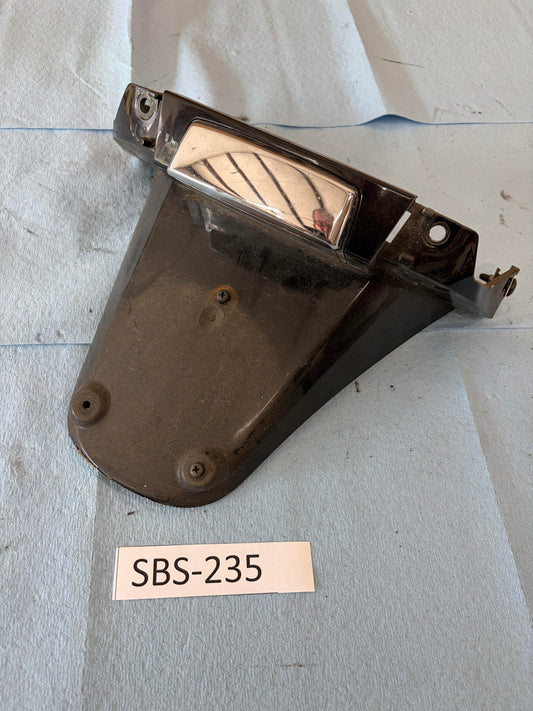 Vespa LX Black Rear Mudflap and License Plate Light